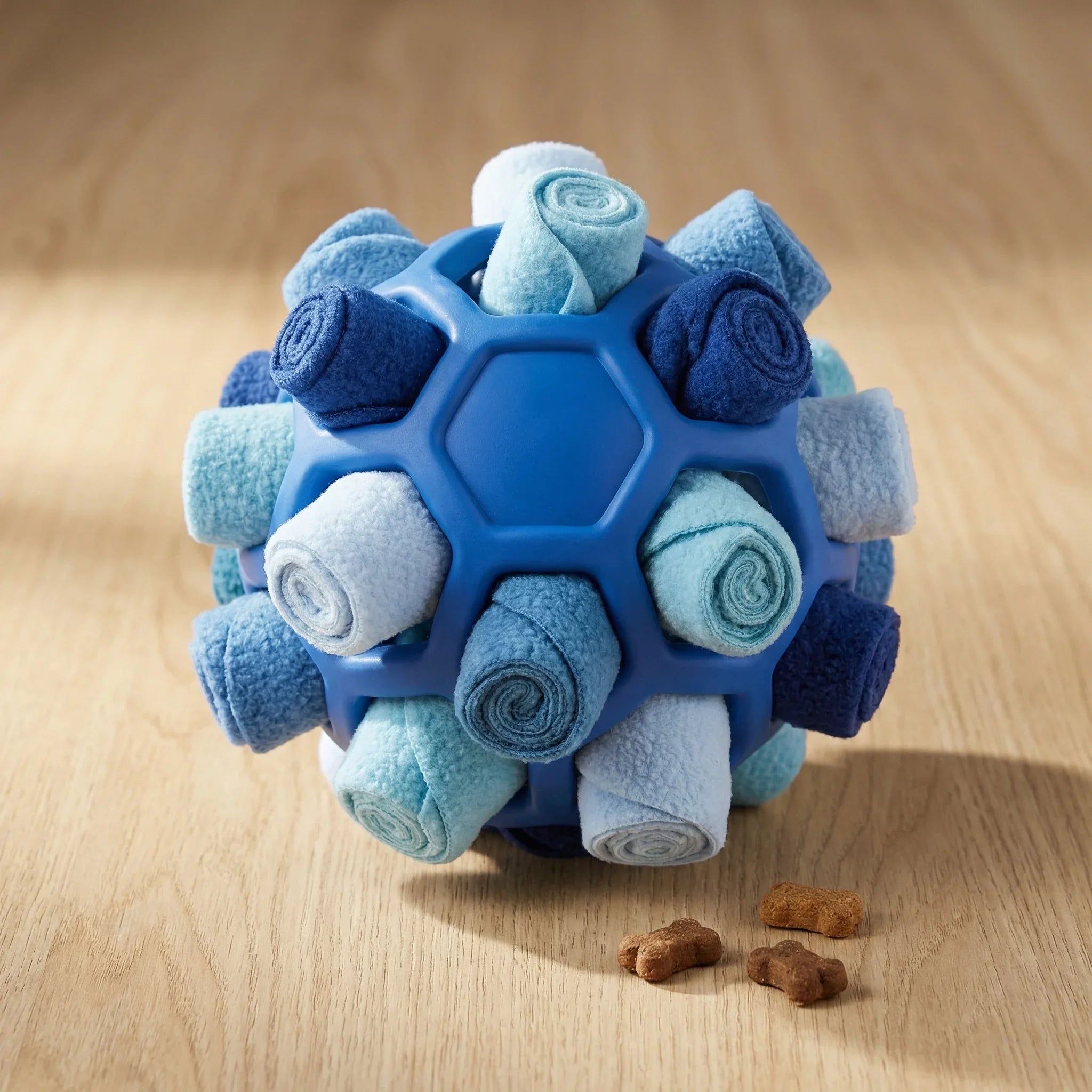 SniffBall™ Blu — Palla puzzle olfattiva toni blu per cani