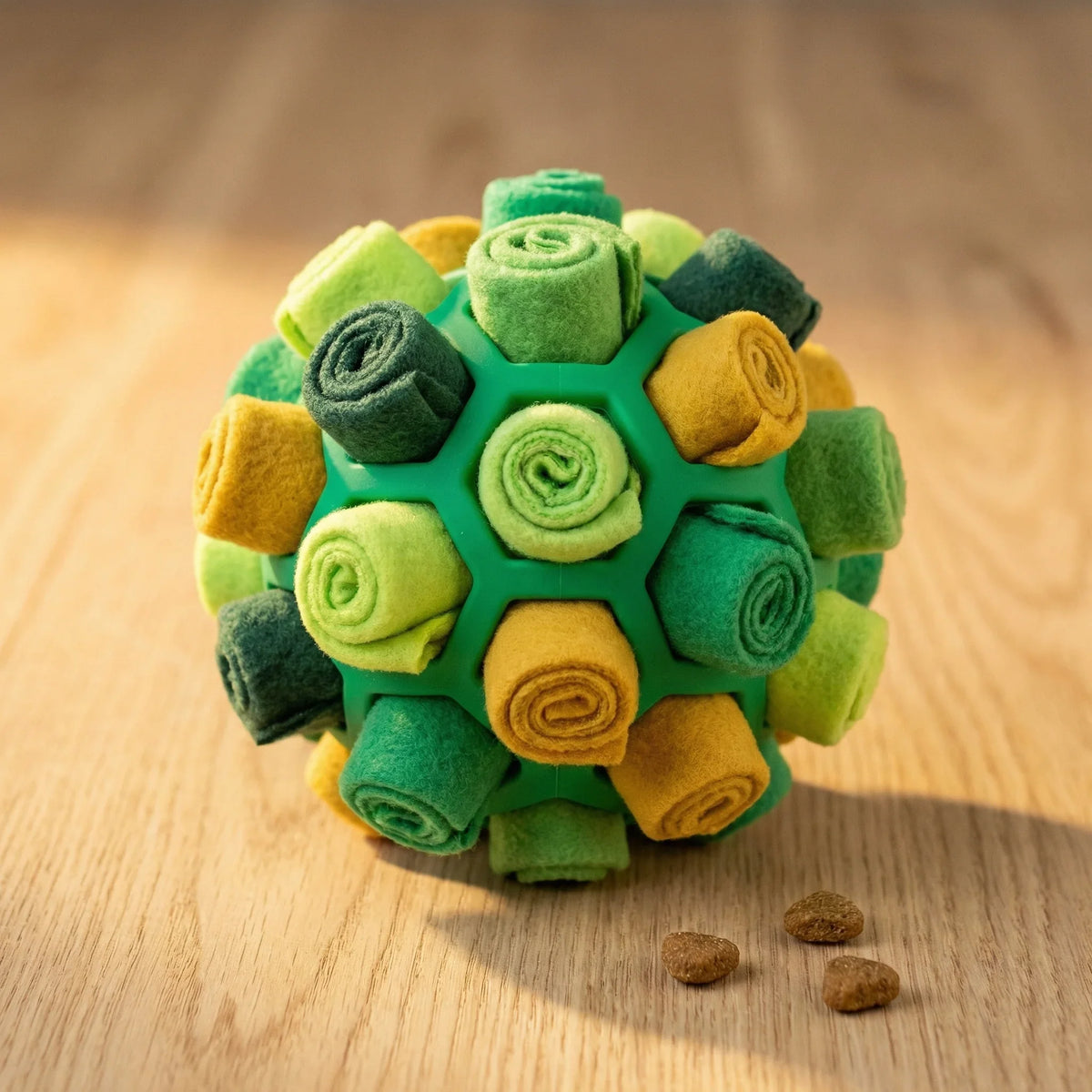 SniffBall™ Verde — Palla puzzle olfattiva toni verdi per cani