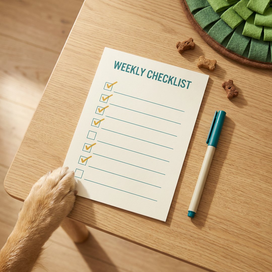 Bonus checklist 7 giorni di sniffing per il tuo cane