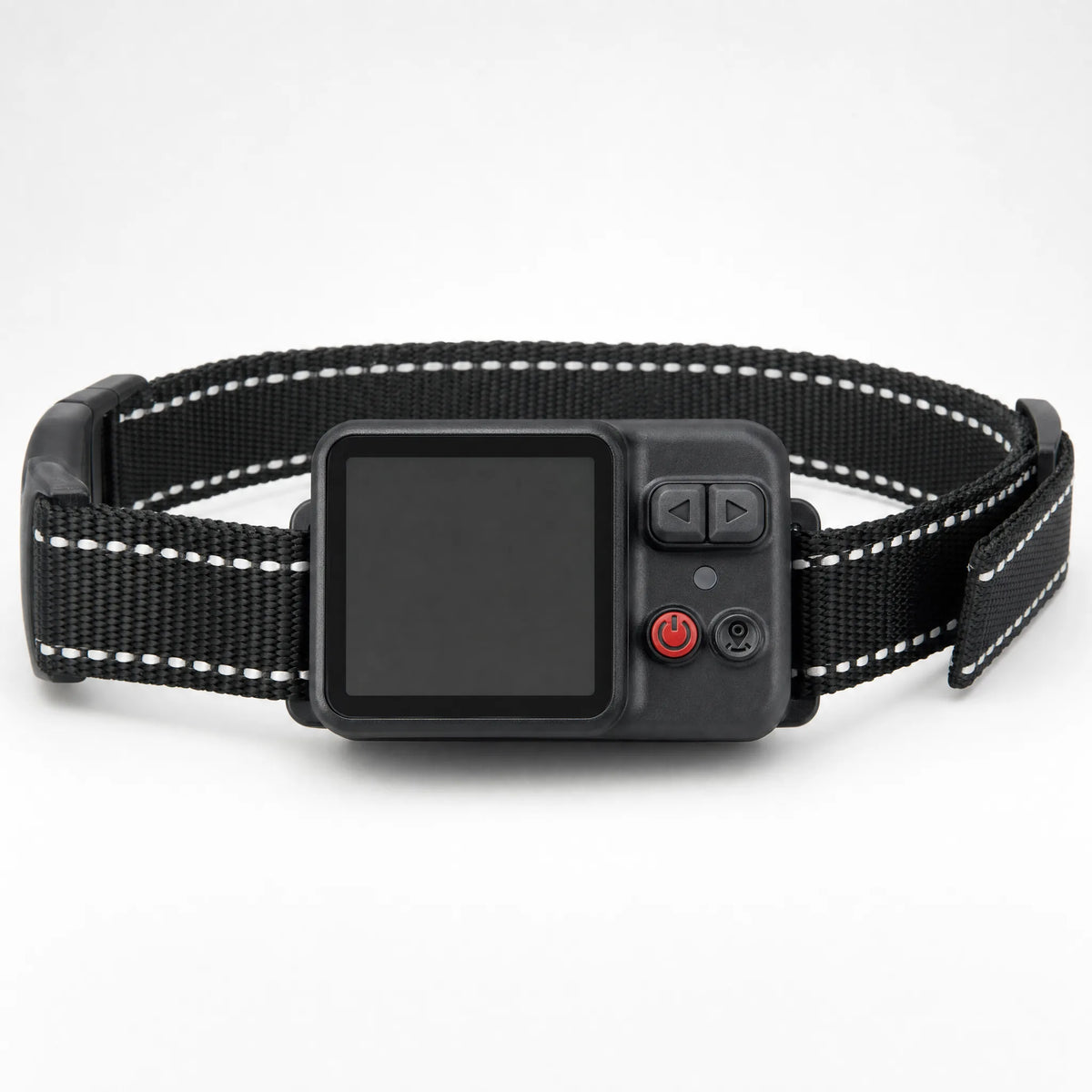 Collare GPS per cani con recinto virtuale, vista prodotto su sfondo bianco