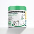 Salviette Orecchie per Cani, 100 Pezzi