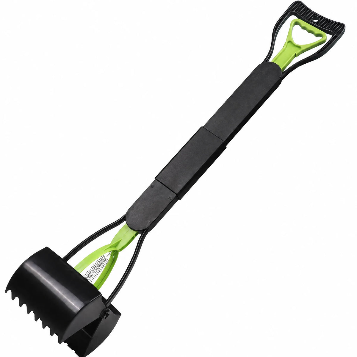 Paletta cacca cane pieghevole 81 cm su fondo bianco