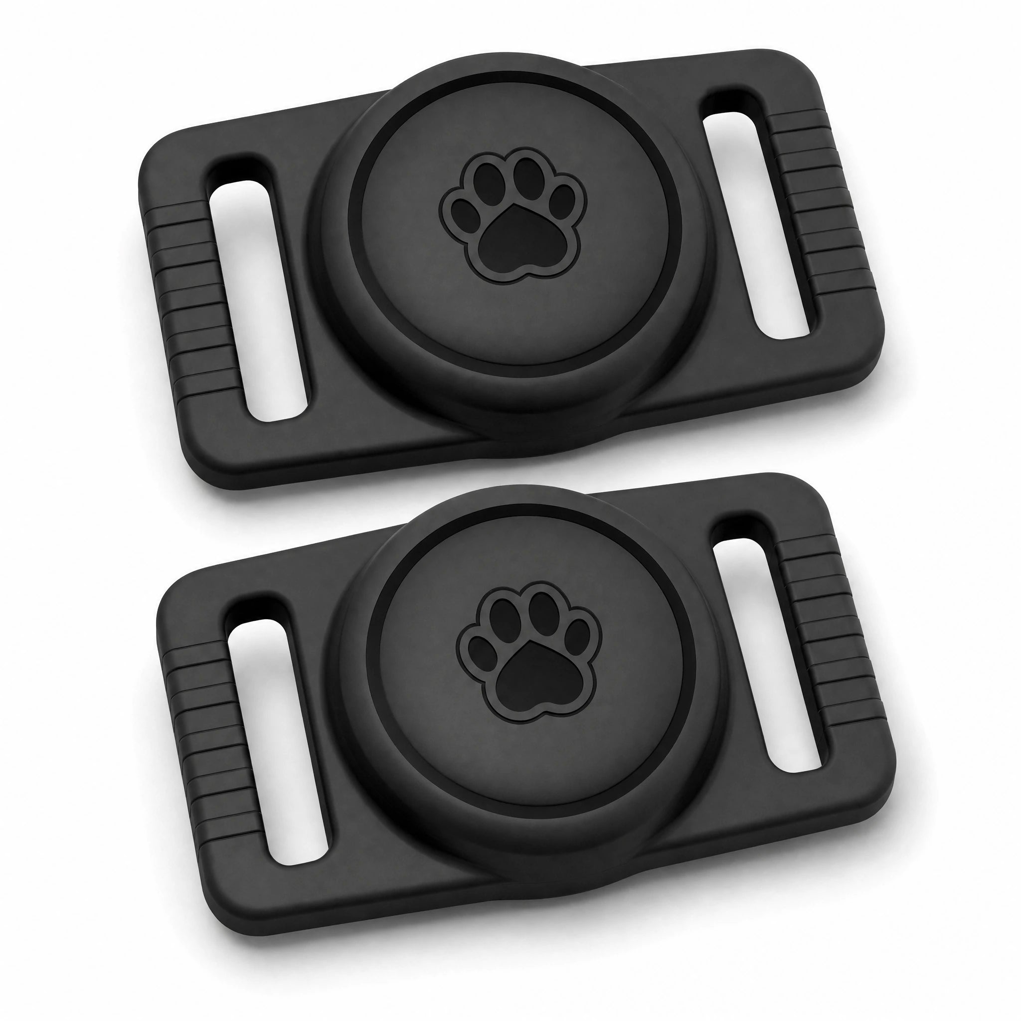 Porta AirTag collare cane silicone confezione 2 pezzi