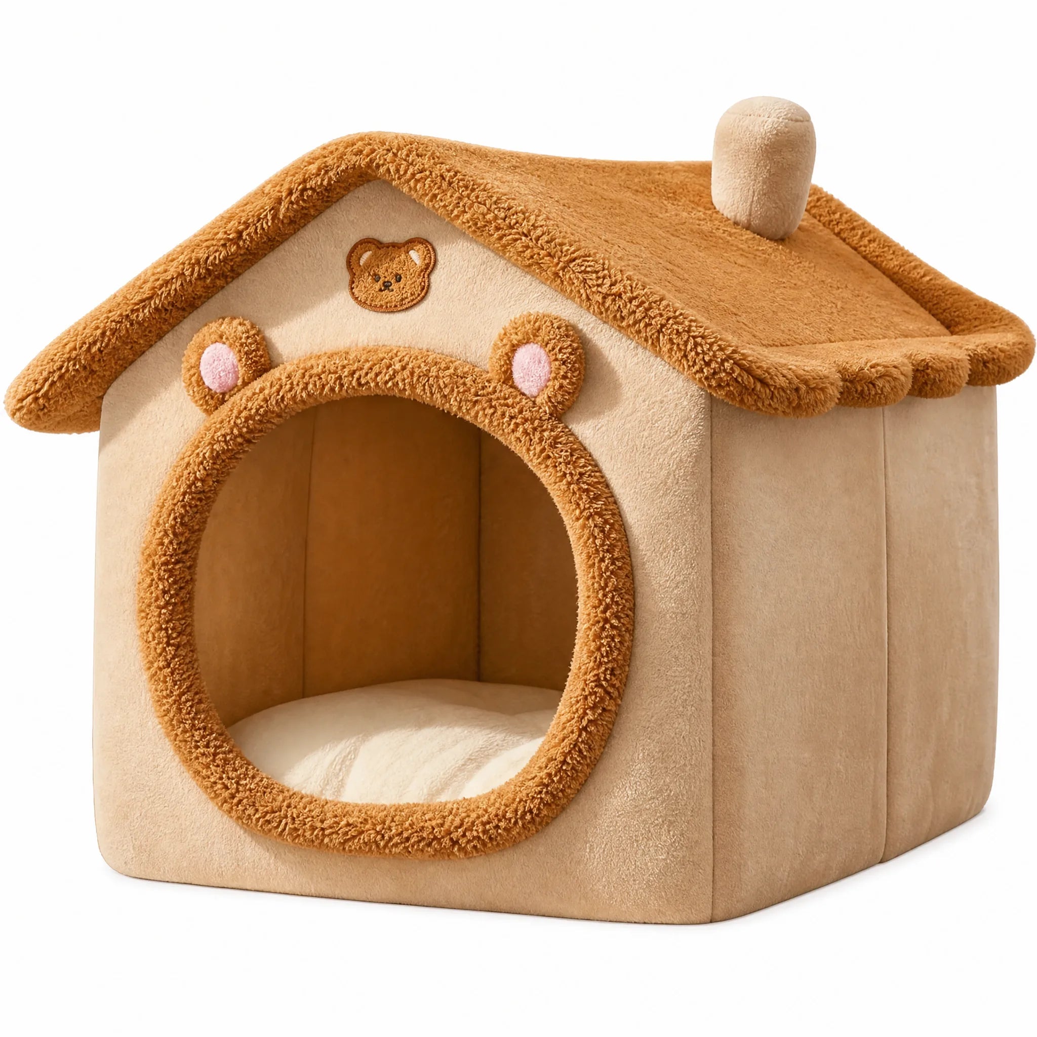 Cuccia calda cane casa plush invernale - hero studio