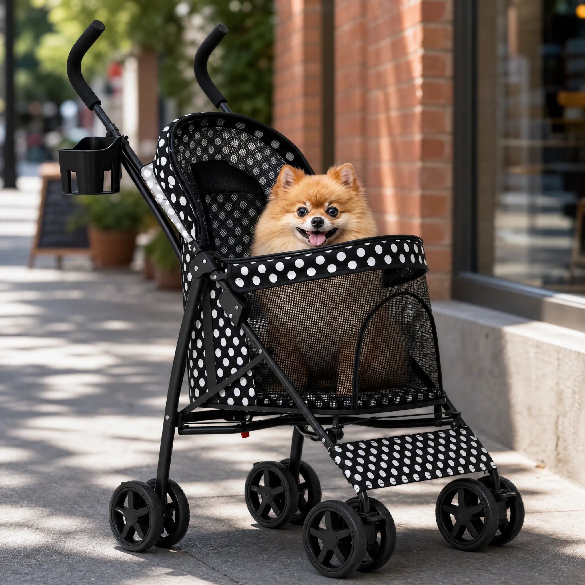 passeggino per cani pois life1
