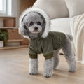 Cappottino cane parka pelliccia - vita 1