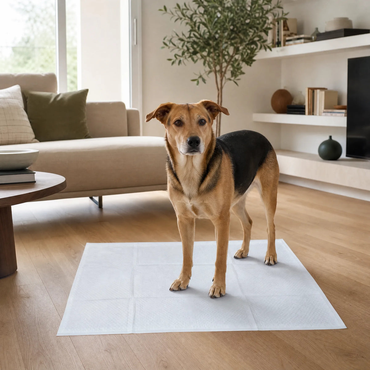 Traversine monouso per cani 60x90 in salotto