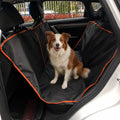 Coprisedile auto per cani con tracolla - cane sul sedile posteriore