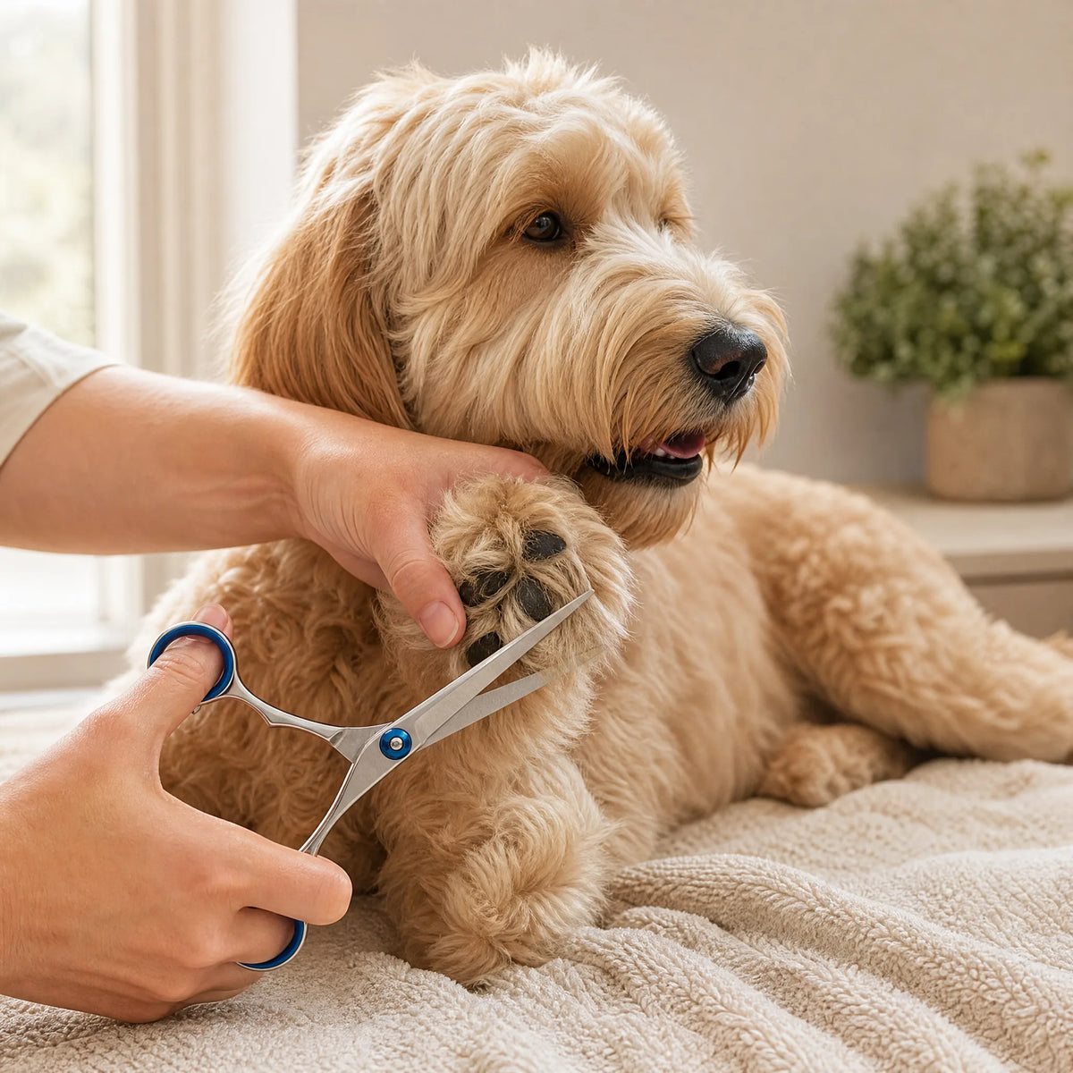Kit forbici toelettatura cani rifinitura zampe a casa