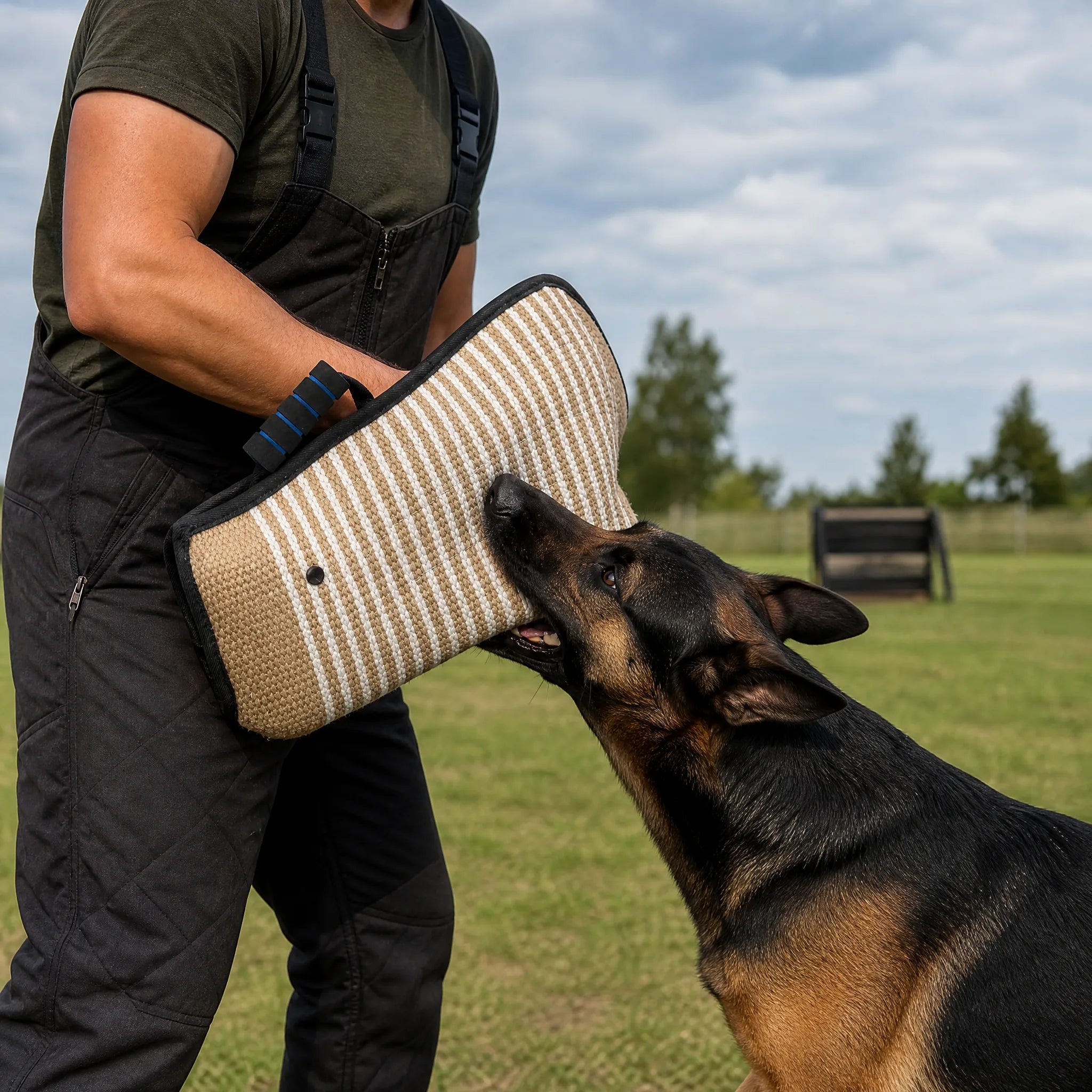 Manicotto juta cane - tiro controllato in campo