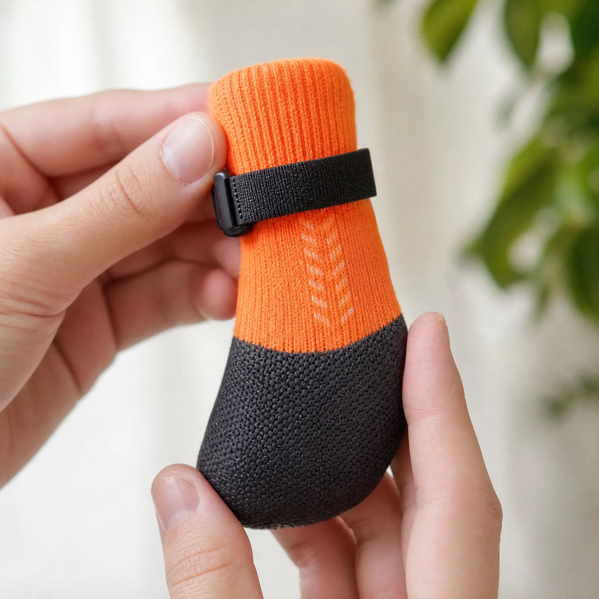 Dettaglio suola elastomer soft calzini cane antiscivolo