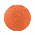 Frisbee per cani in silicone arancione