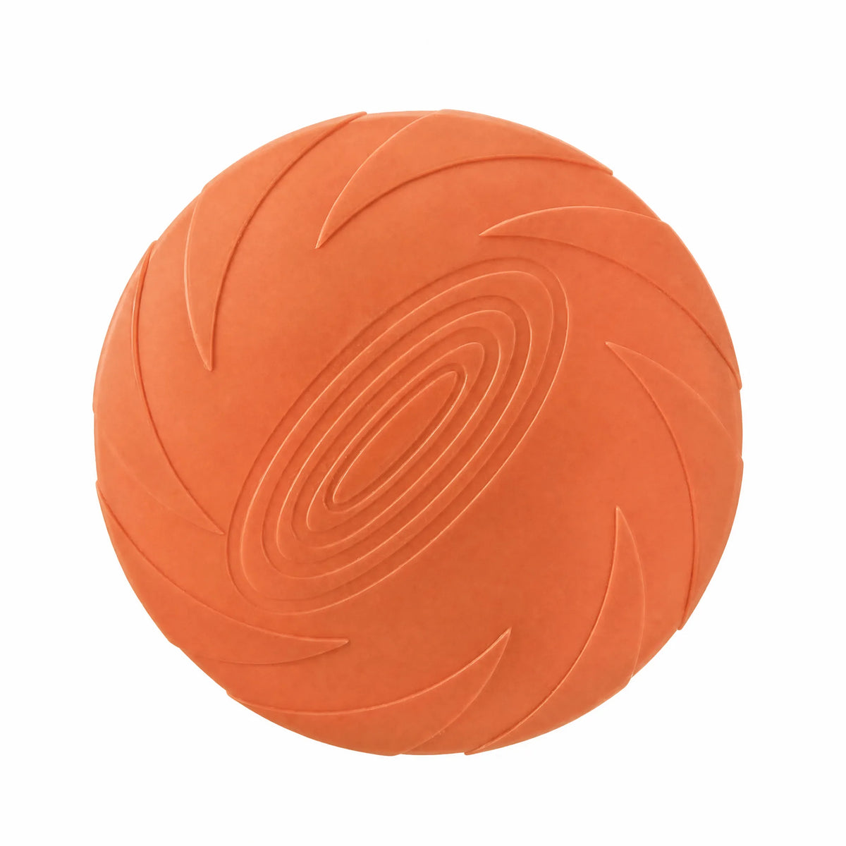 Frisbee per cani in silicone arancione