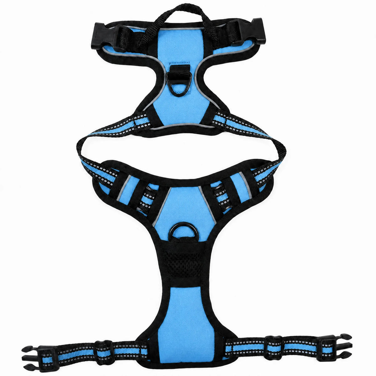 Pettorina gilet cane riflettente colore Azzurro