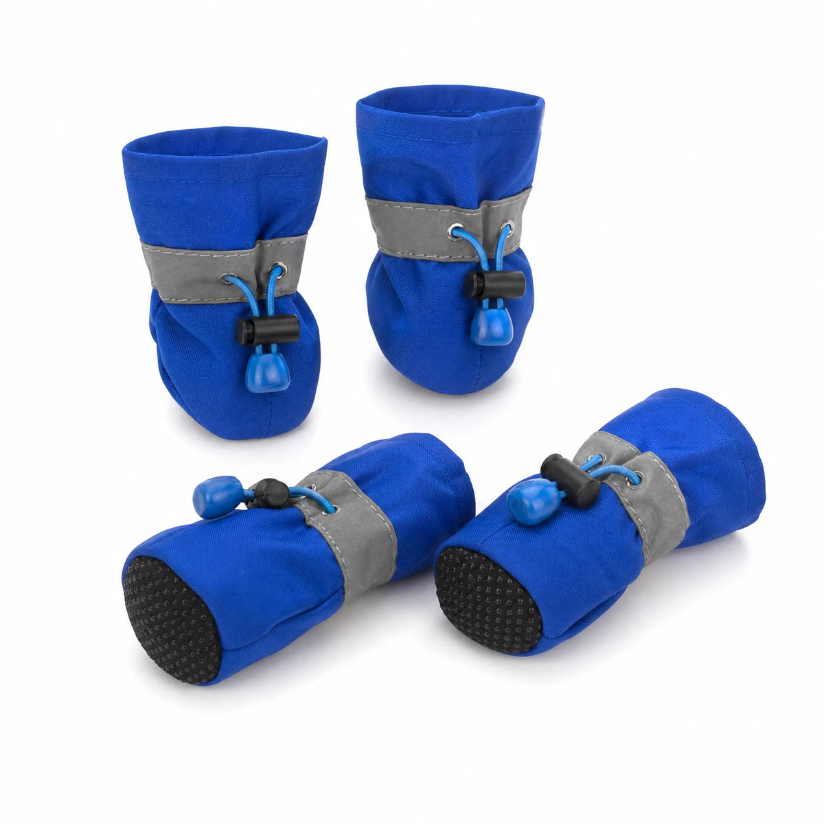 Scarpe per cani impermeabili colore blu - set da 4