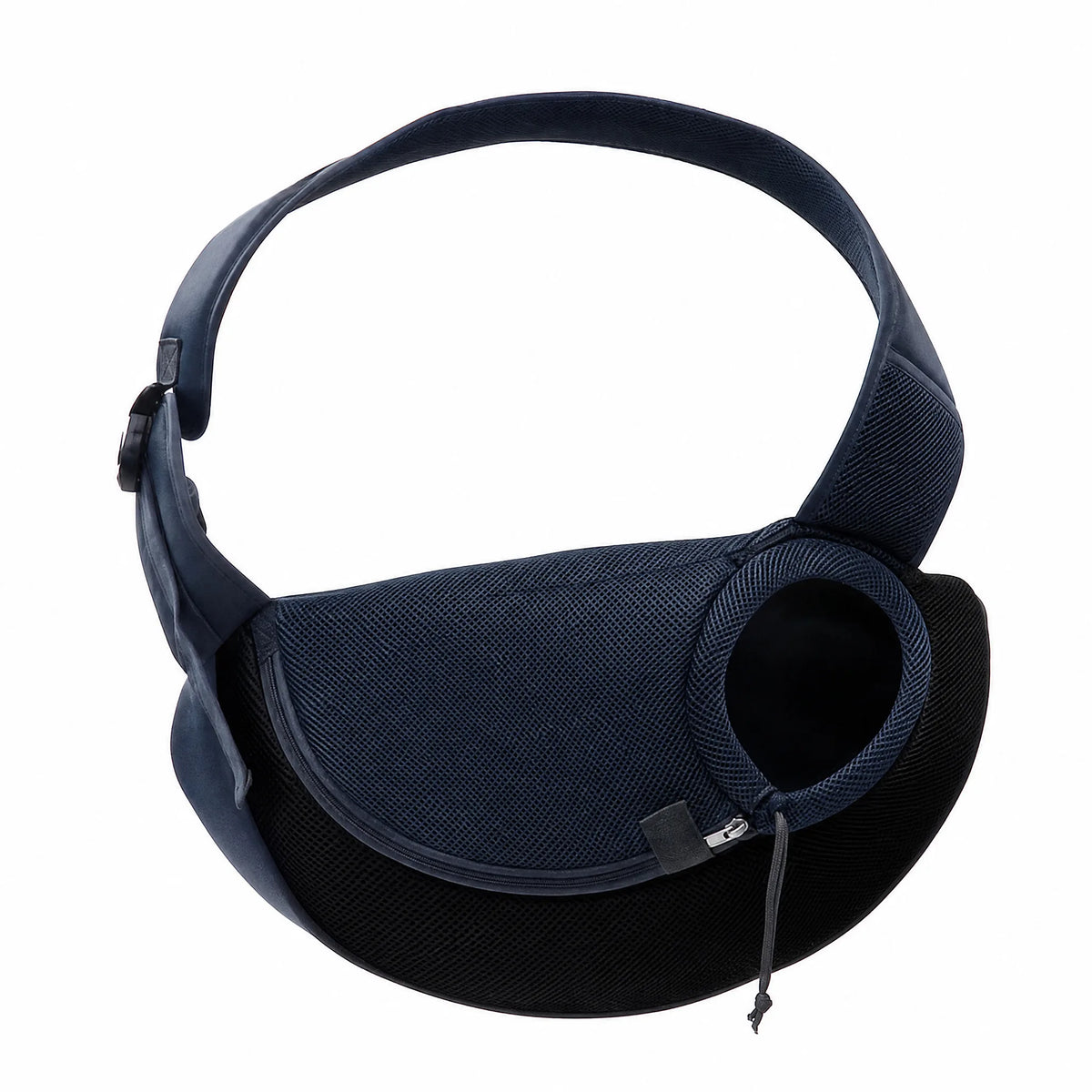 Marsupio cane a tracolla blu studio