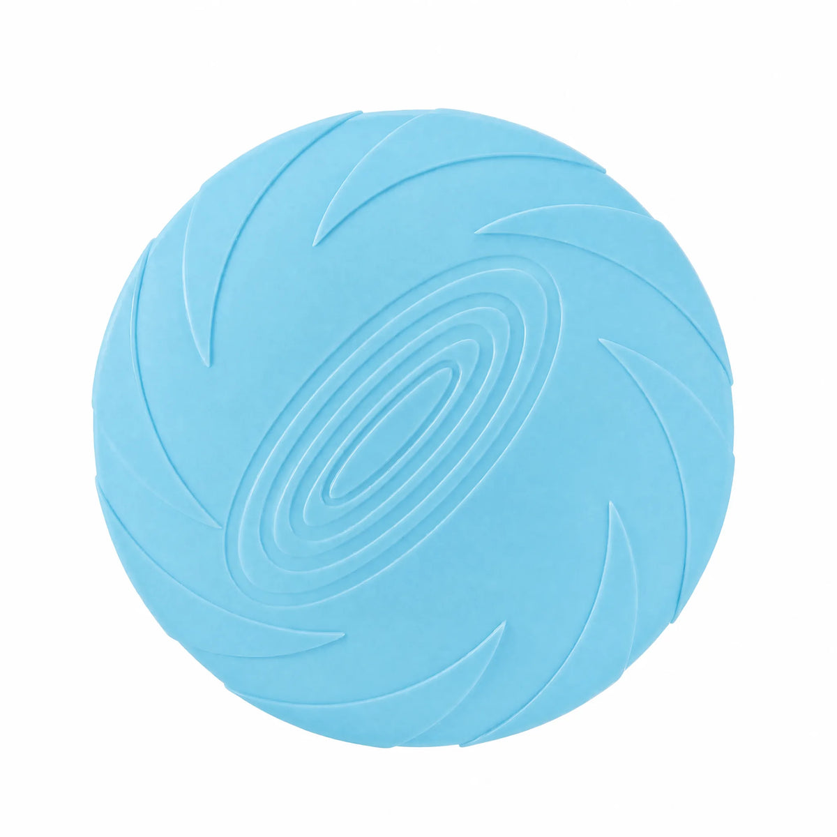 Frisbee per cani in silicone blu