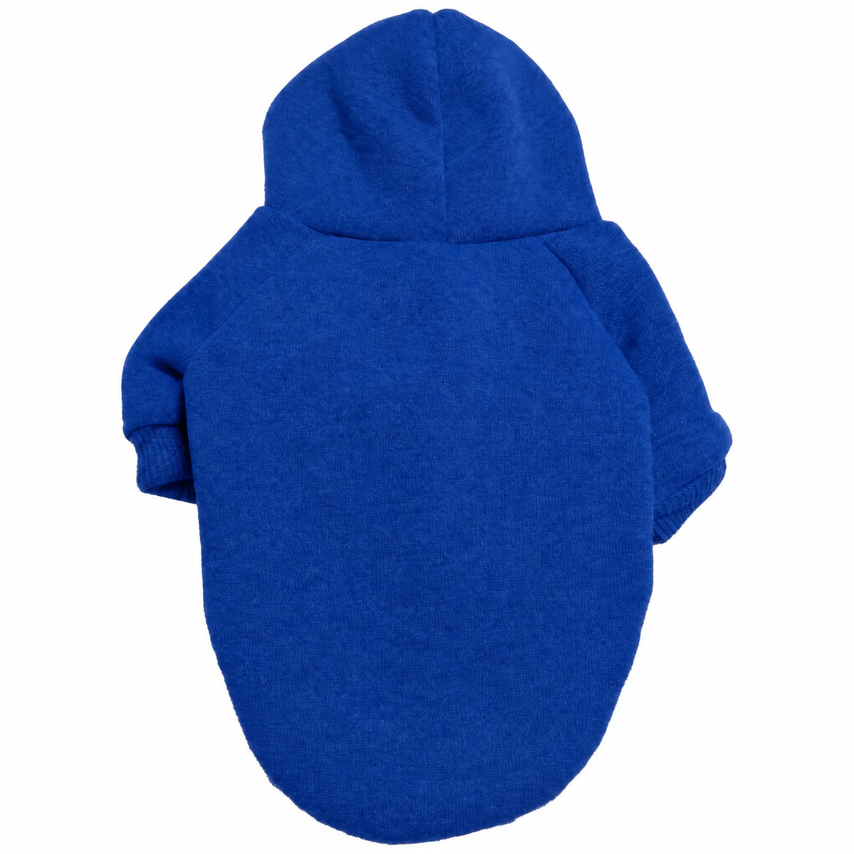 Felpa sport cane blu su bianco