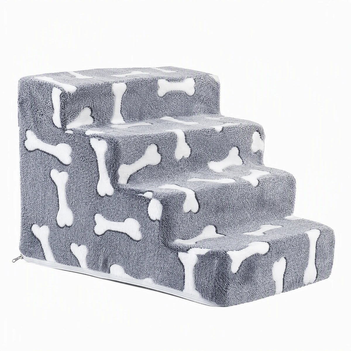 Rampa per cani divano osso - 4 gradini 37x55x39 cm