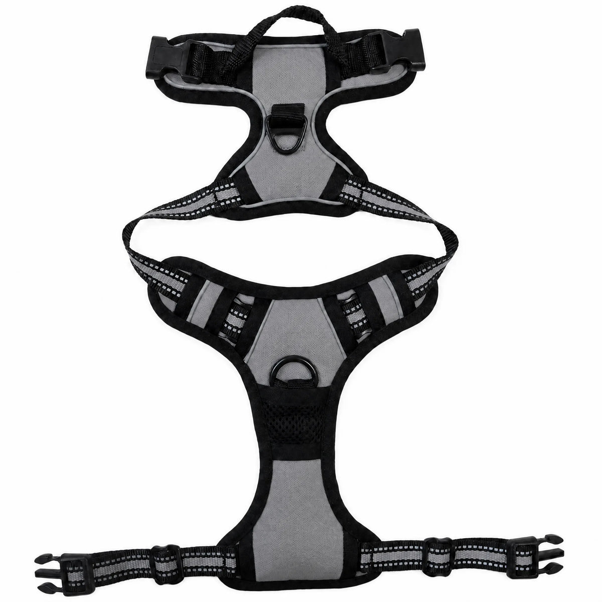 Pettorina gilet cane riflettente colore Grigio