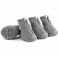 Scarpe cane mesh zip colore grigio set da 4