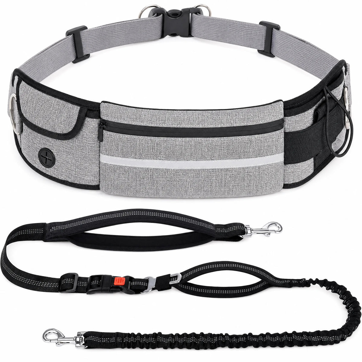 Guinzaglio mani libere colore grigio