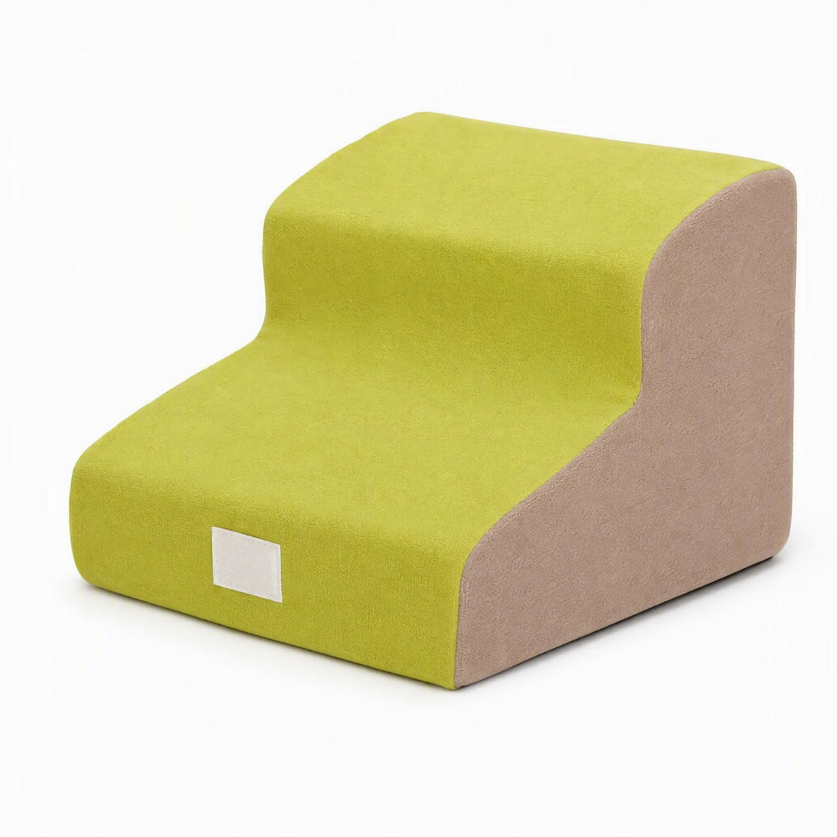Rampa per cani divano memory foam Lime 2 gradini (40×40×30 cm)