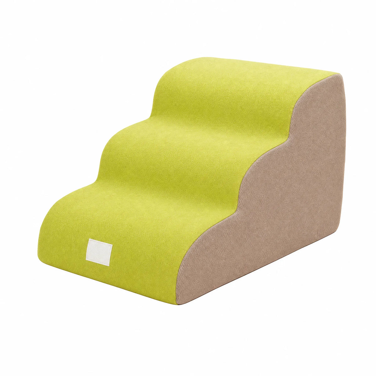 Rampa per cani divano memory foam Lime 3 gradini (40×57×36 cm)