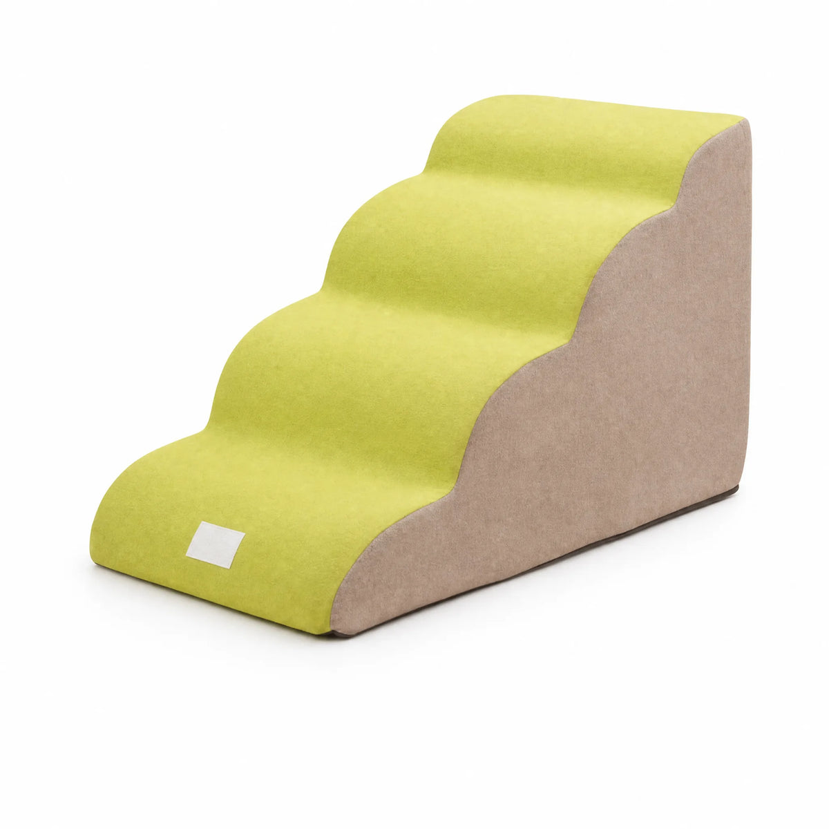Rampa per cani divano memory foam Lime 4 gradini (40×71×46 cm)