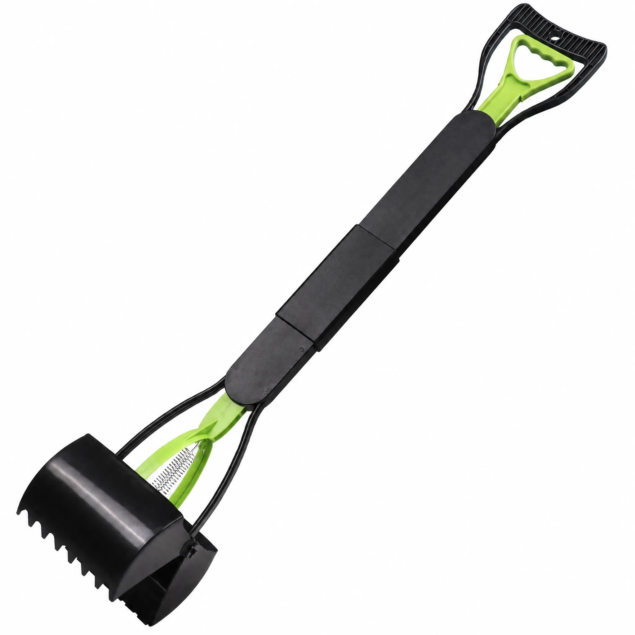 Paletta cacca cane verde lime manico 81 cm pieghevole