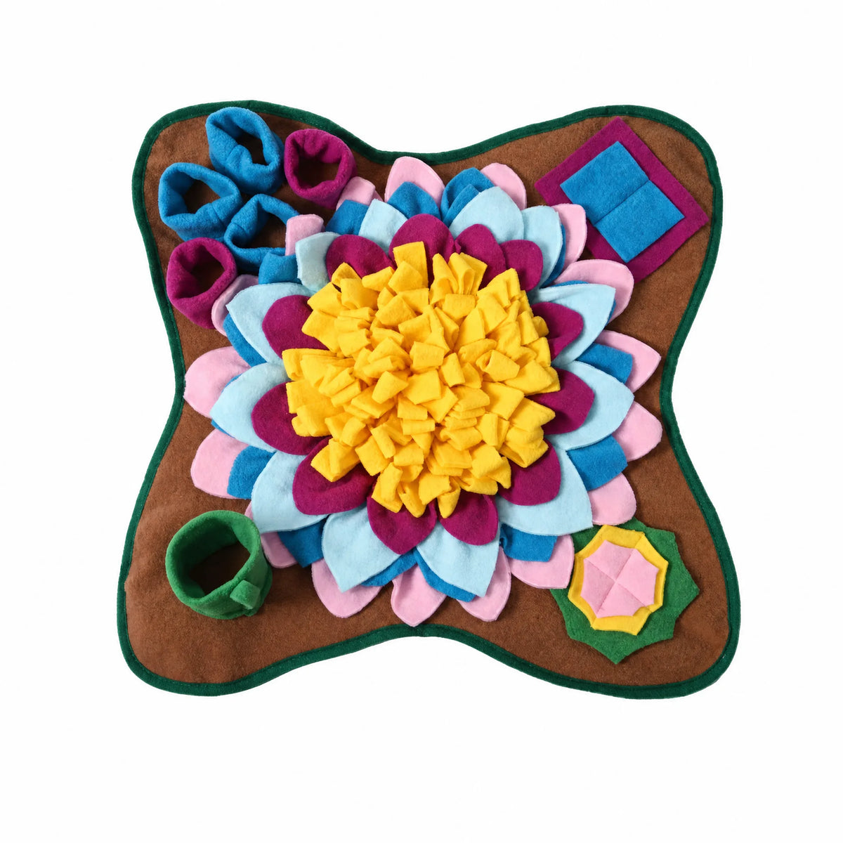 Tappetino olfattivo cane puzzle colore Marrone