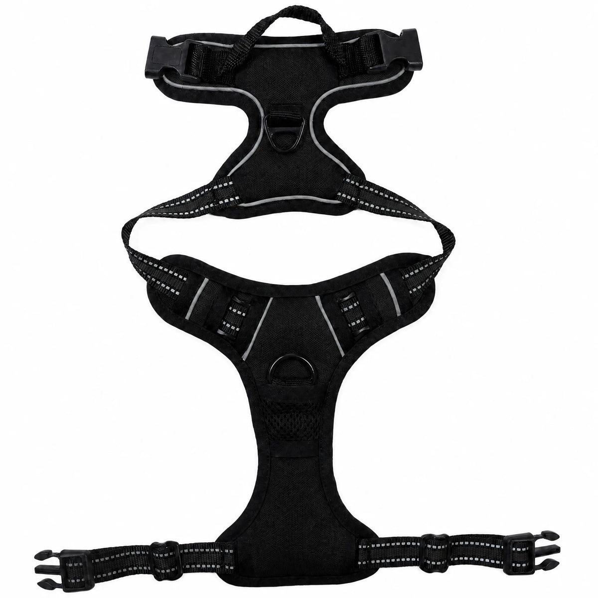 Pettorina gilet cane riflettente colore Nero