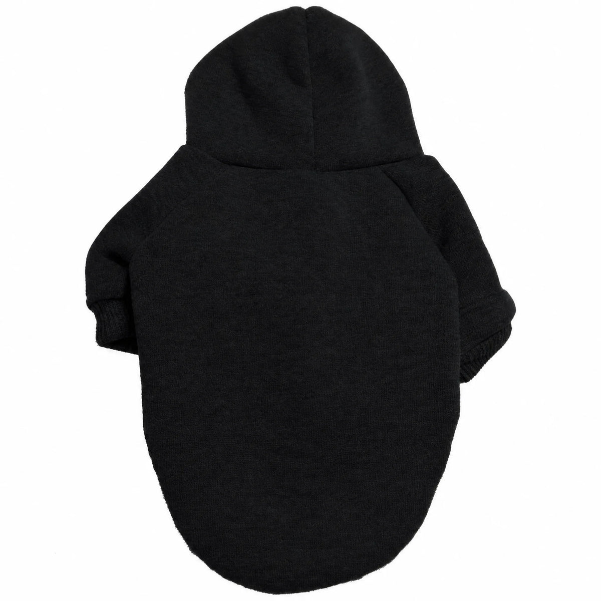 Felpa sport cane nera su bianco