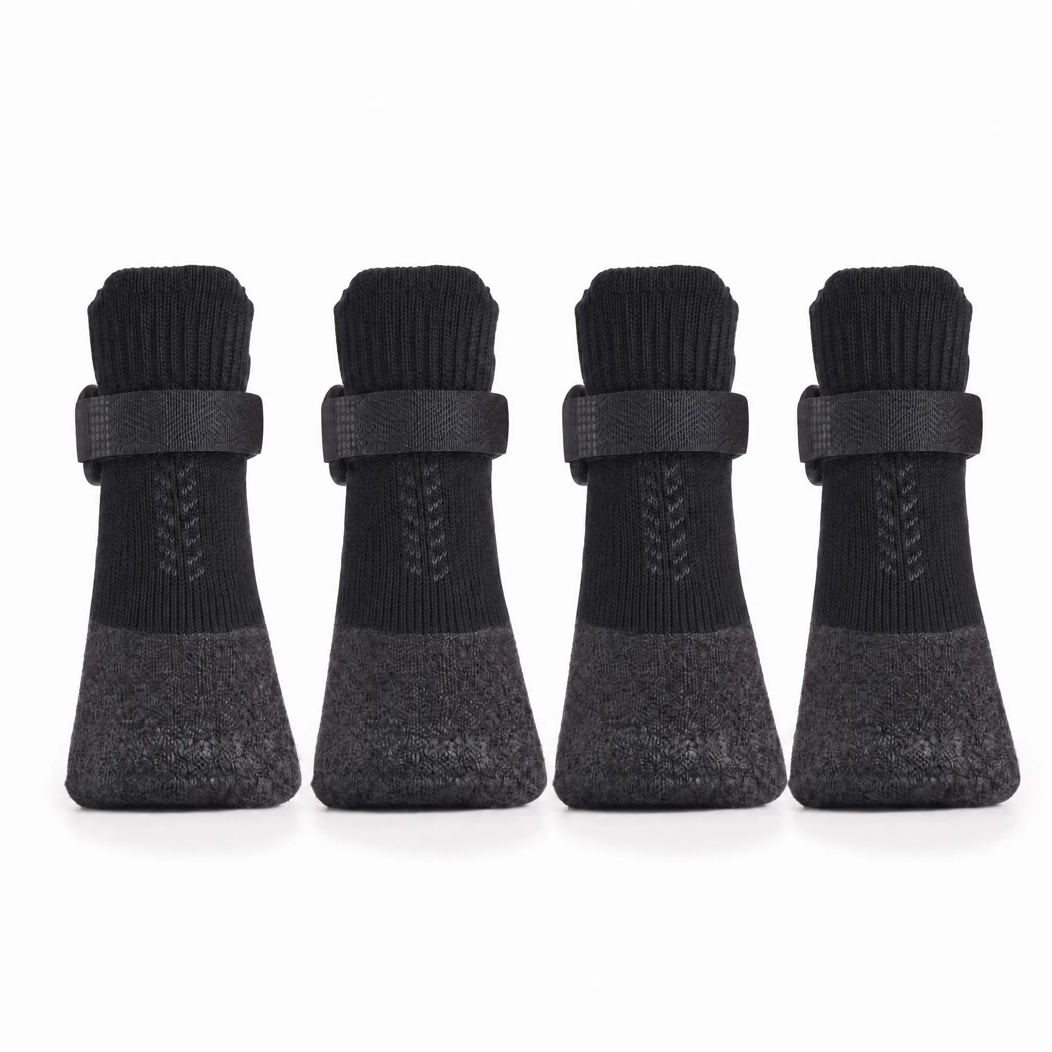 Calzini cane antiscivolo soft nero set da 4