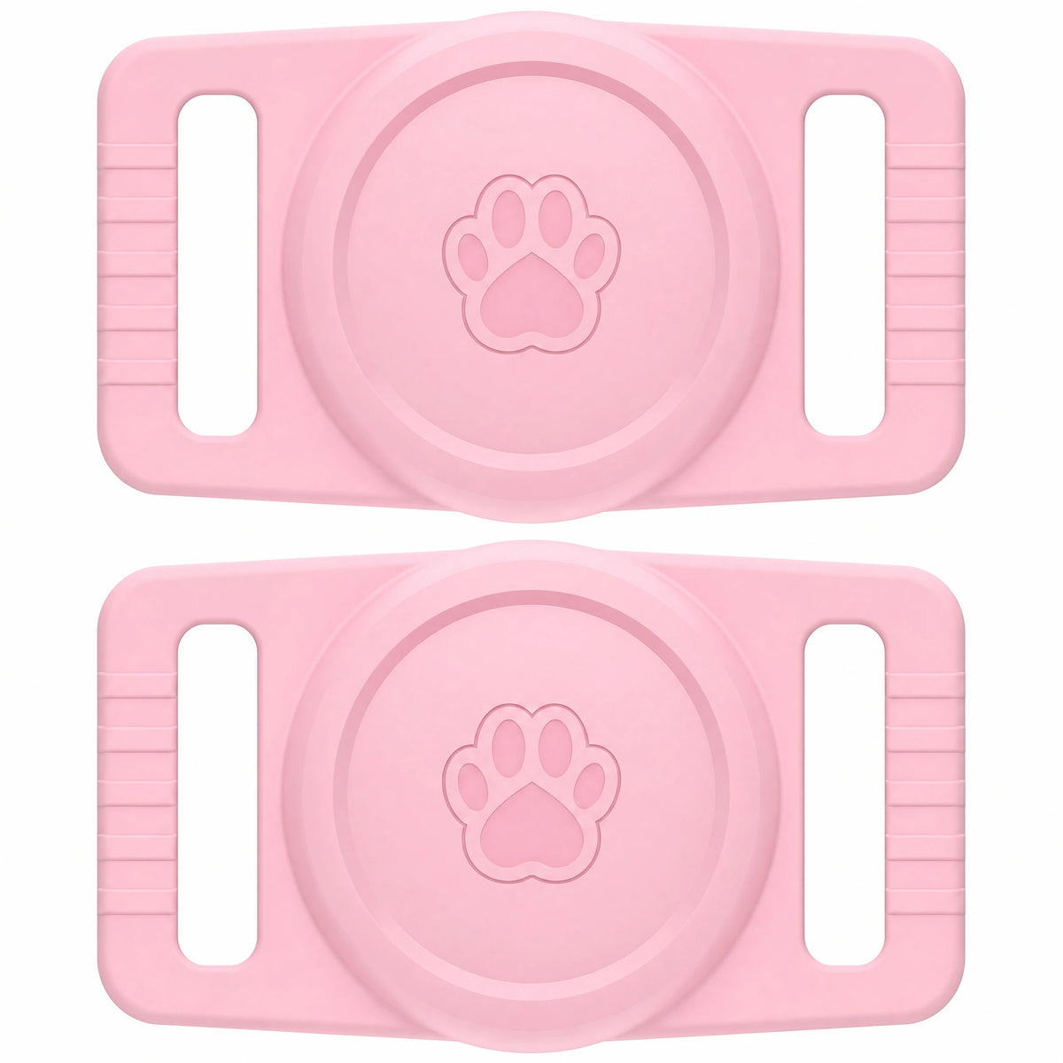 Porta AirTag cane rosa 2 pezzi