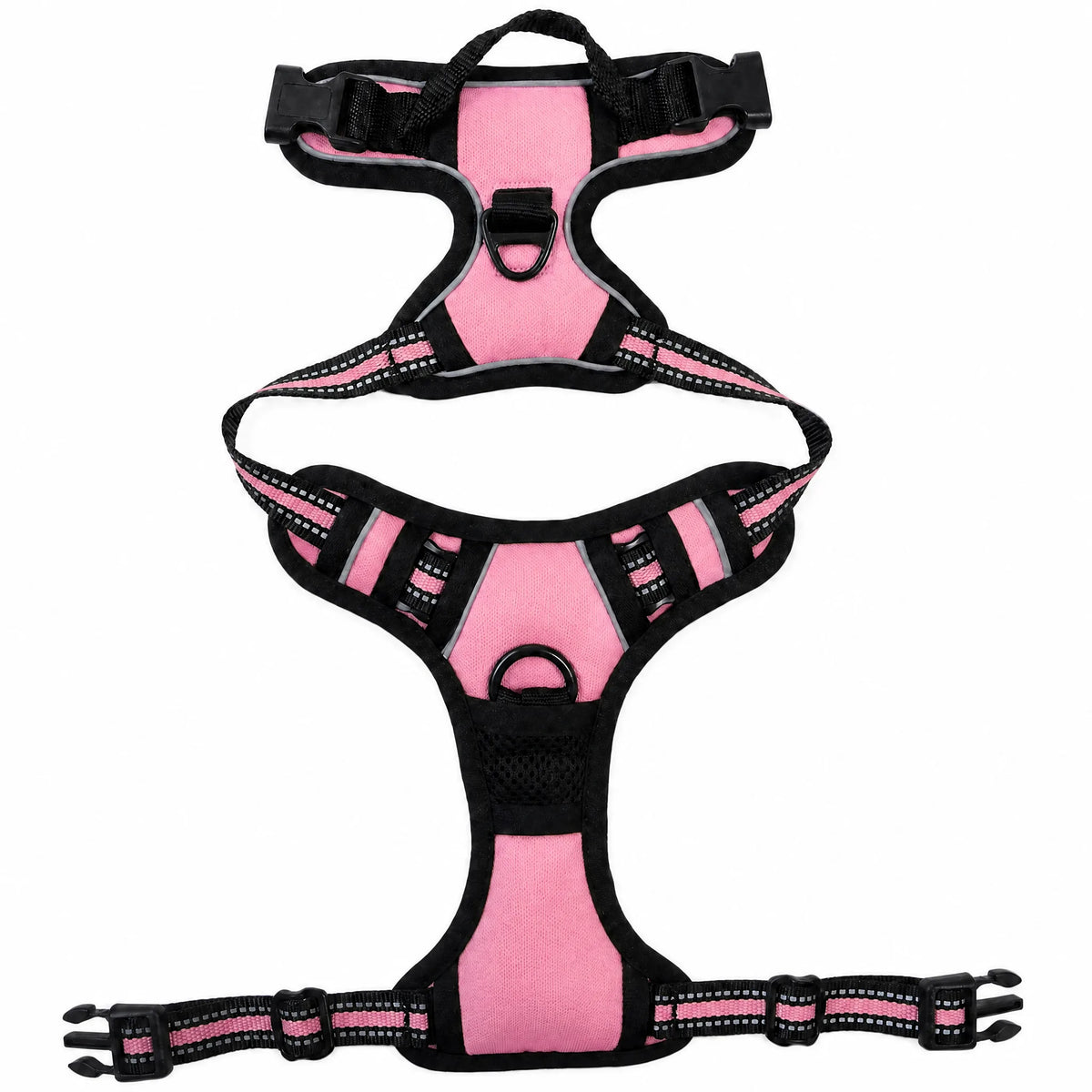 Pettorina gilet cane riflettente colore Rosa