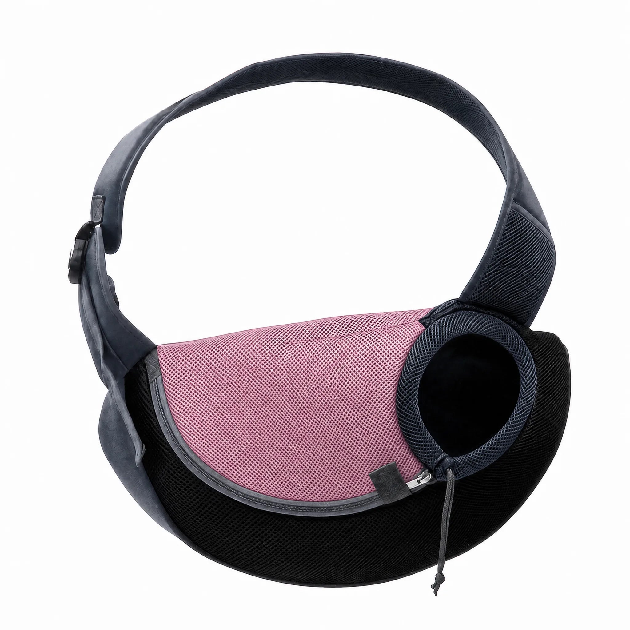 Marsupio cane a tracolla rosa studio