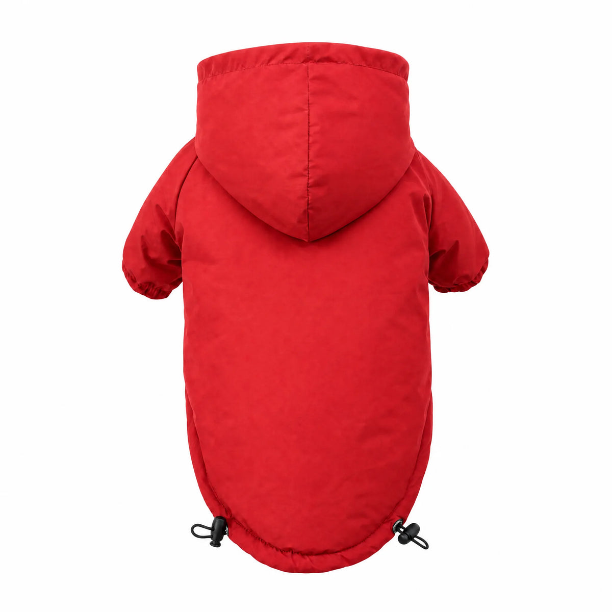 Cappotto impermeabile cane Rosso con cappuccio