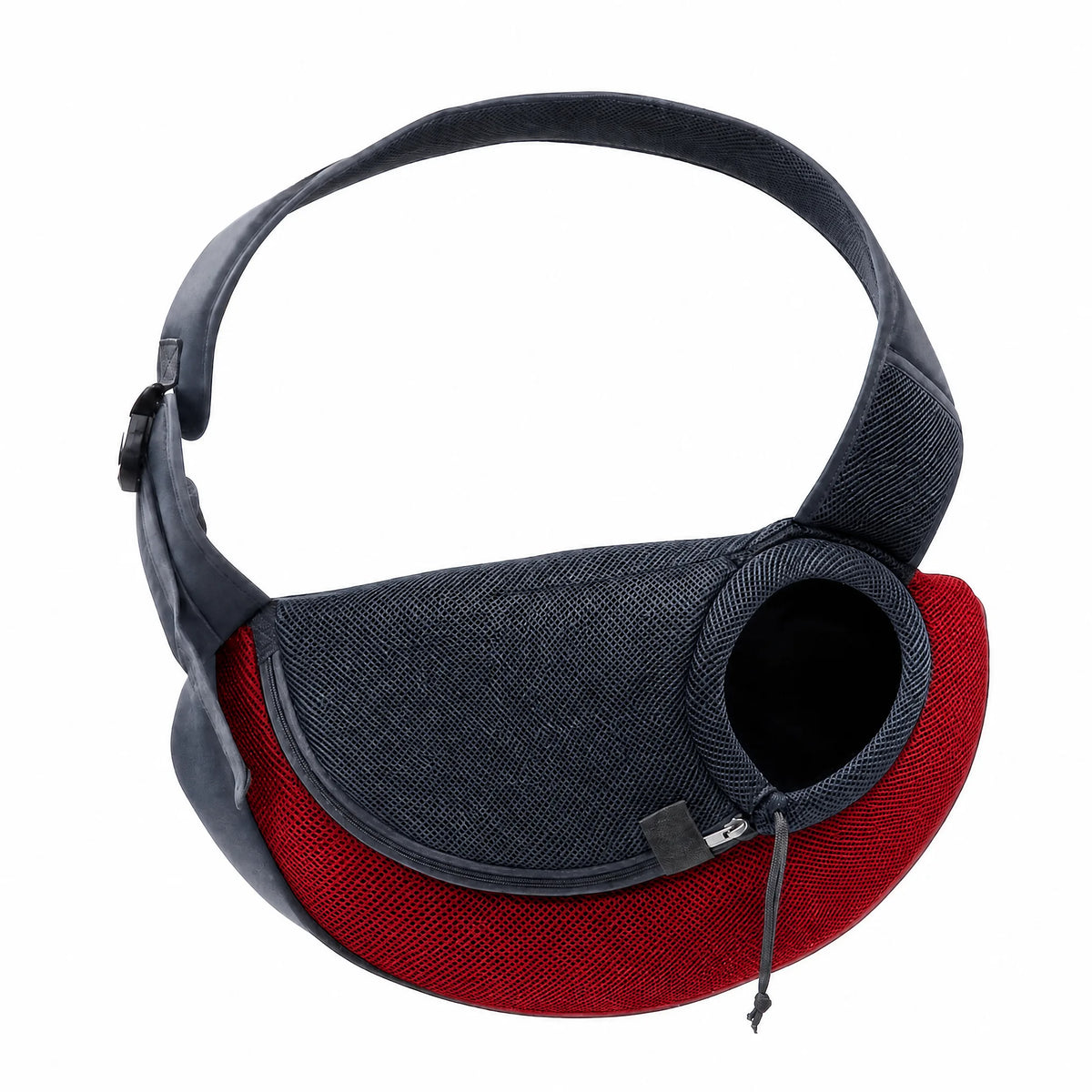 Marsupio cane a tracolla rosso studio