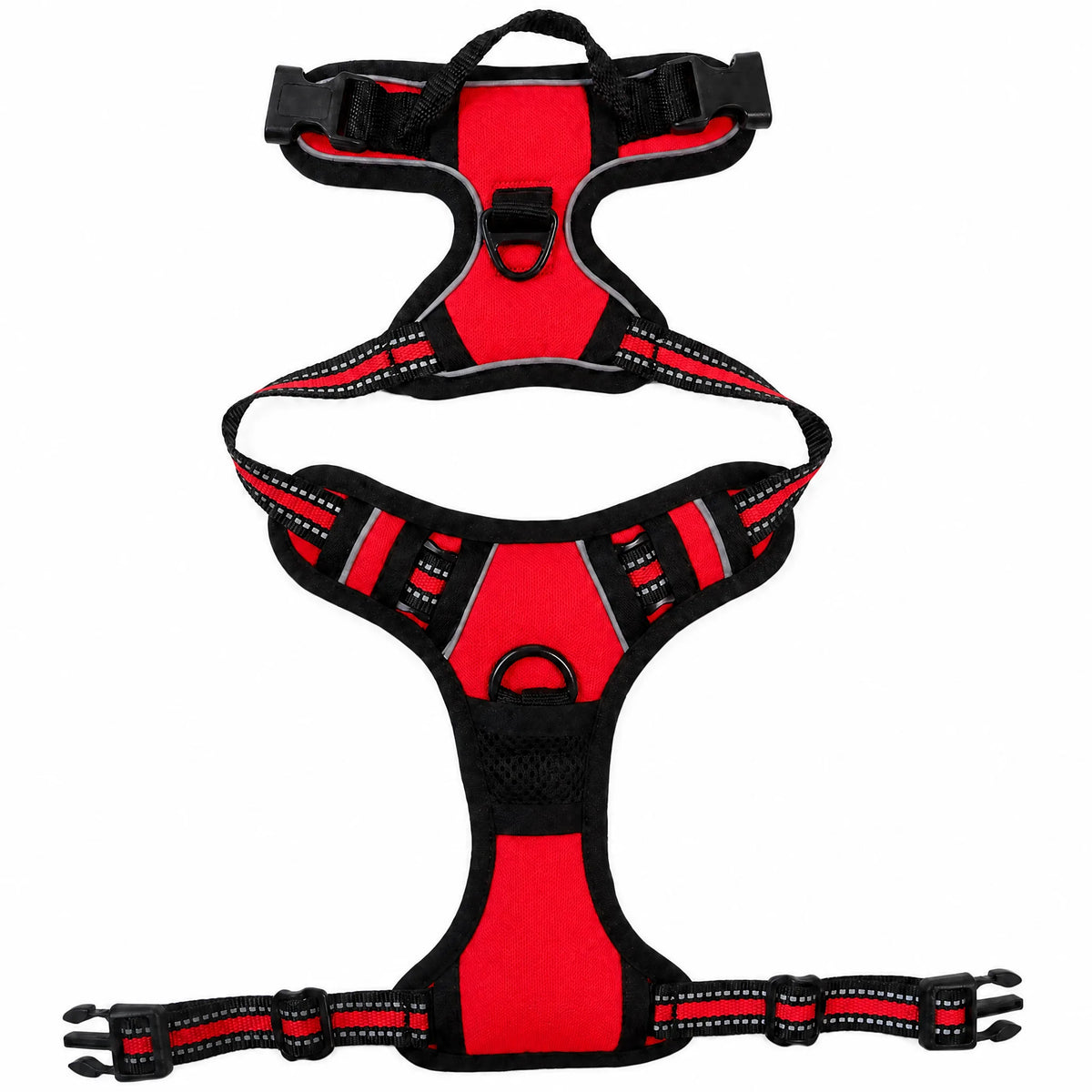 Pettorina gilet cane riflettente colore Rosso