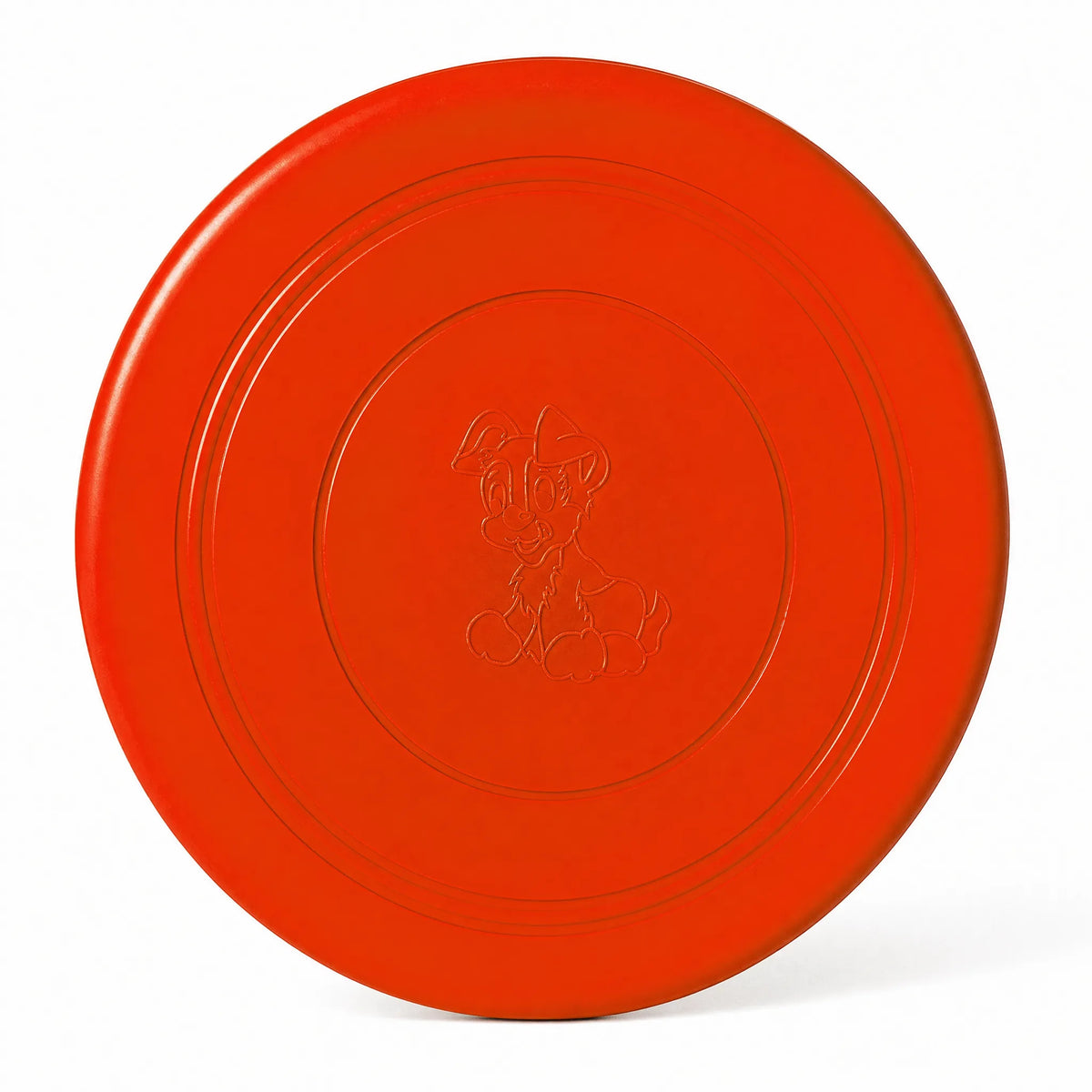 Frisbee per cani colore rosso