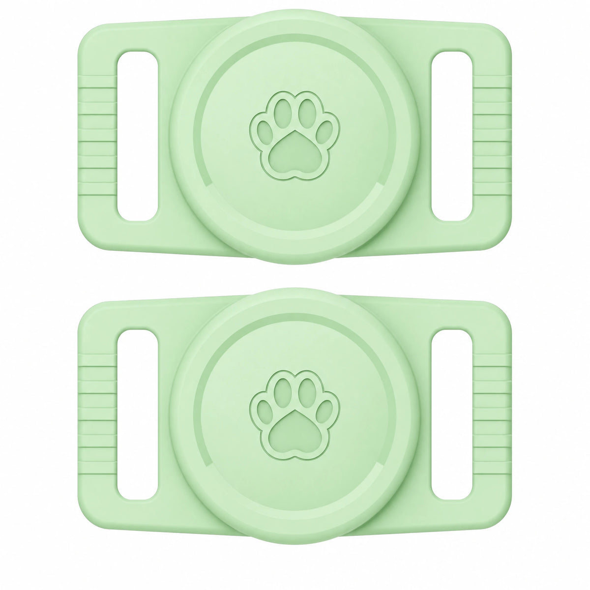 Porta AirTag cane verde chiaro 2 pezzi