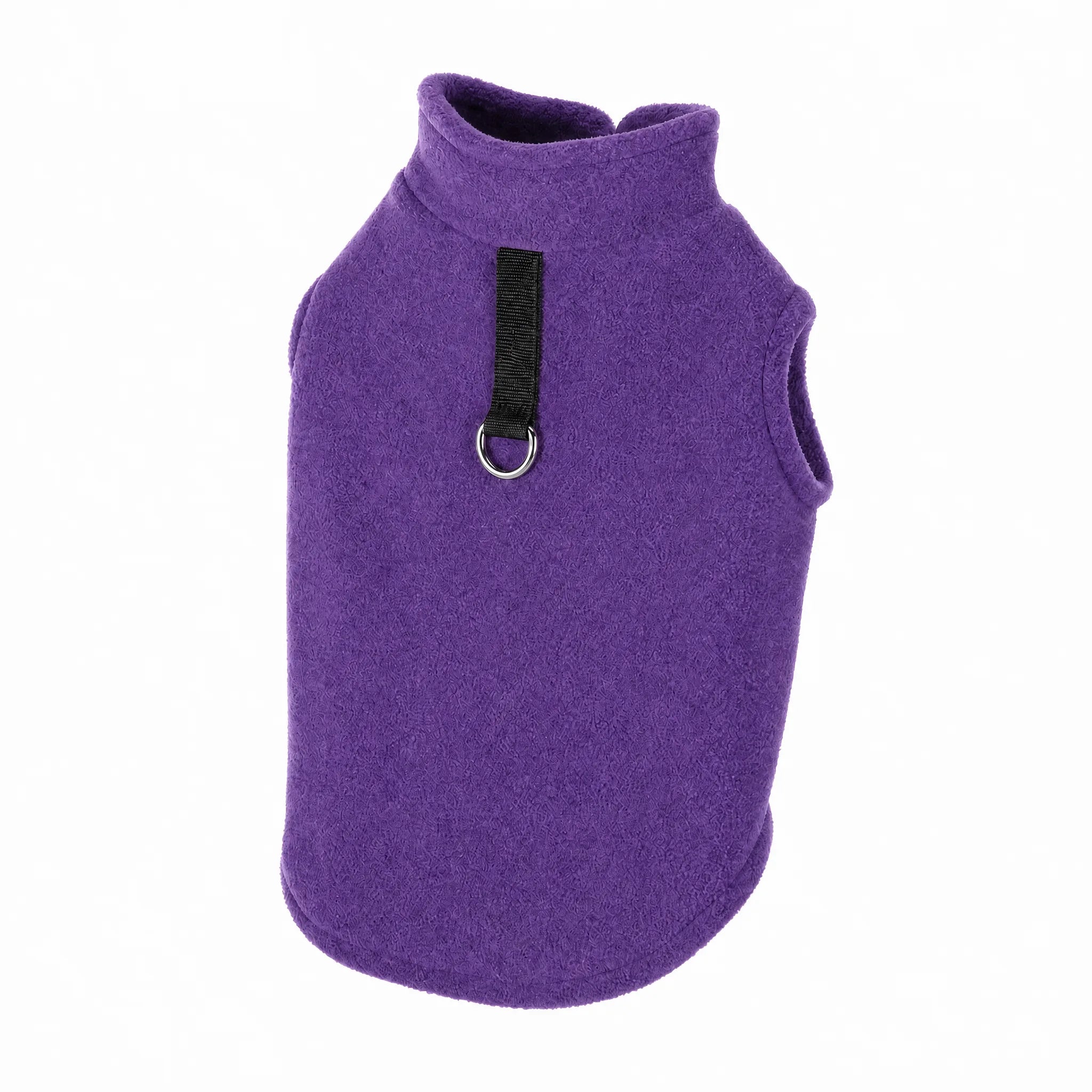 Gilet pile stretch cane - Viola