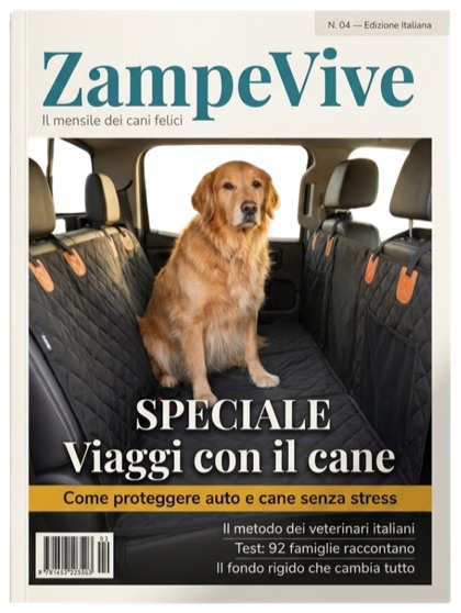 Copertina ZampeVive speciale viaggi con il cane