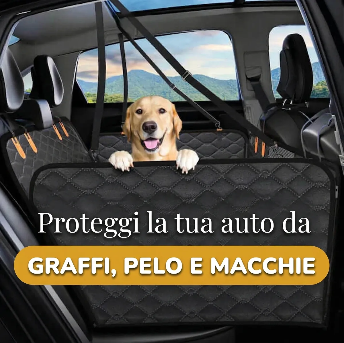 Protezione auto da peli